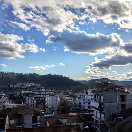 Traditional Penthouse With Mountain View Апартаменты Гревена